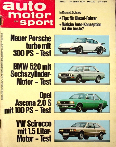 Deckblatt Auto Motor und Sport (02/1978)